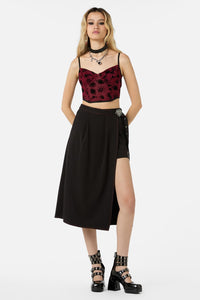 Dangerfield - Mercy Mesh Corset - raspberry