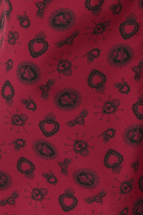 Dangerfield - Mercy Midi Skirt - raspberry