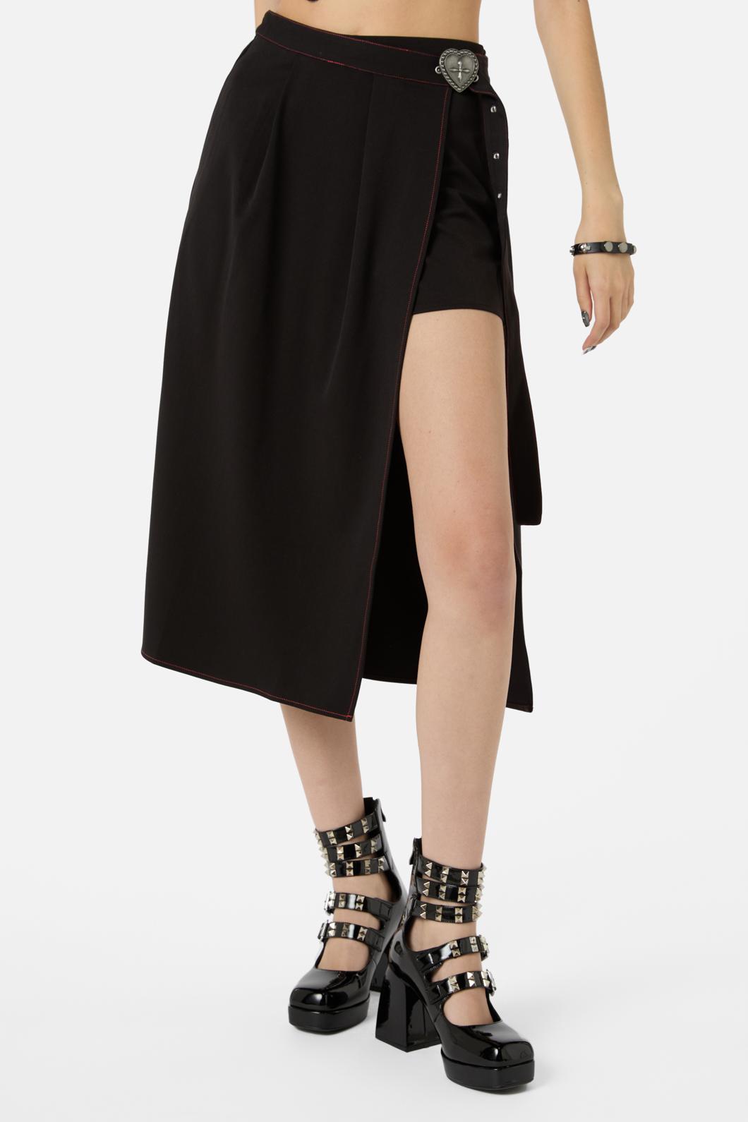 Dangerfield - Immaculate Midi Skort - black