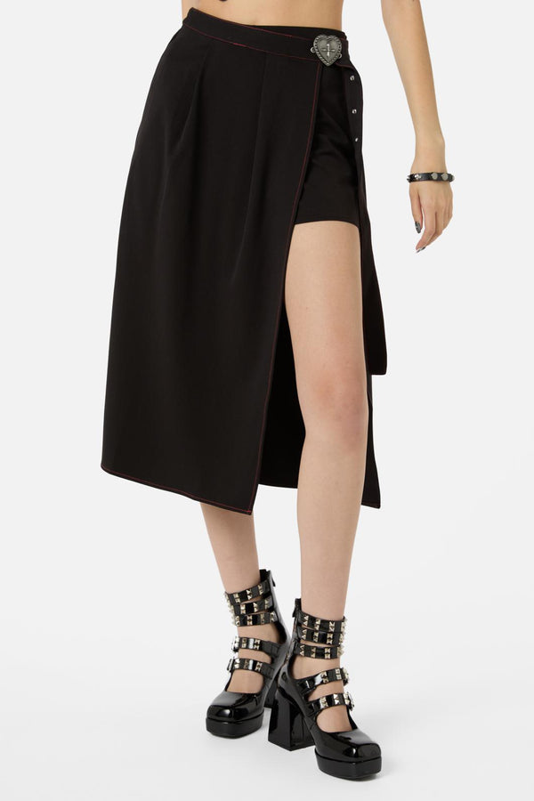Dangerfield - Immaculate Midi Skort - black