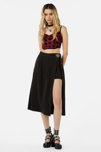 Dangerfield - Immaculate Midi Skort - black