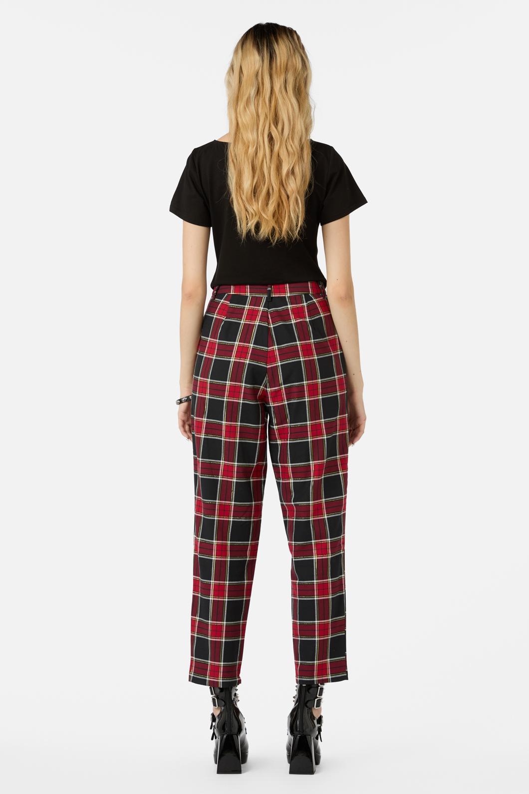 Dangerfield - Boundless Tartan Pant - red