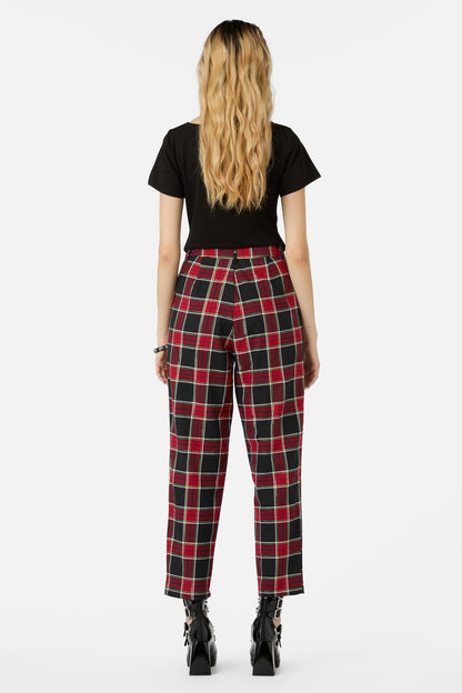 Dangerfield - Boundless Tartan Pant - red