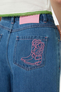 Dangerfield - Catwalk True Flare Jeans - blue