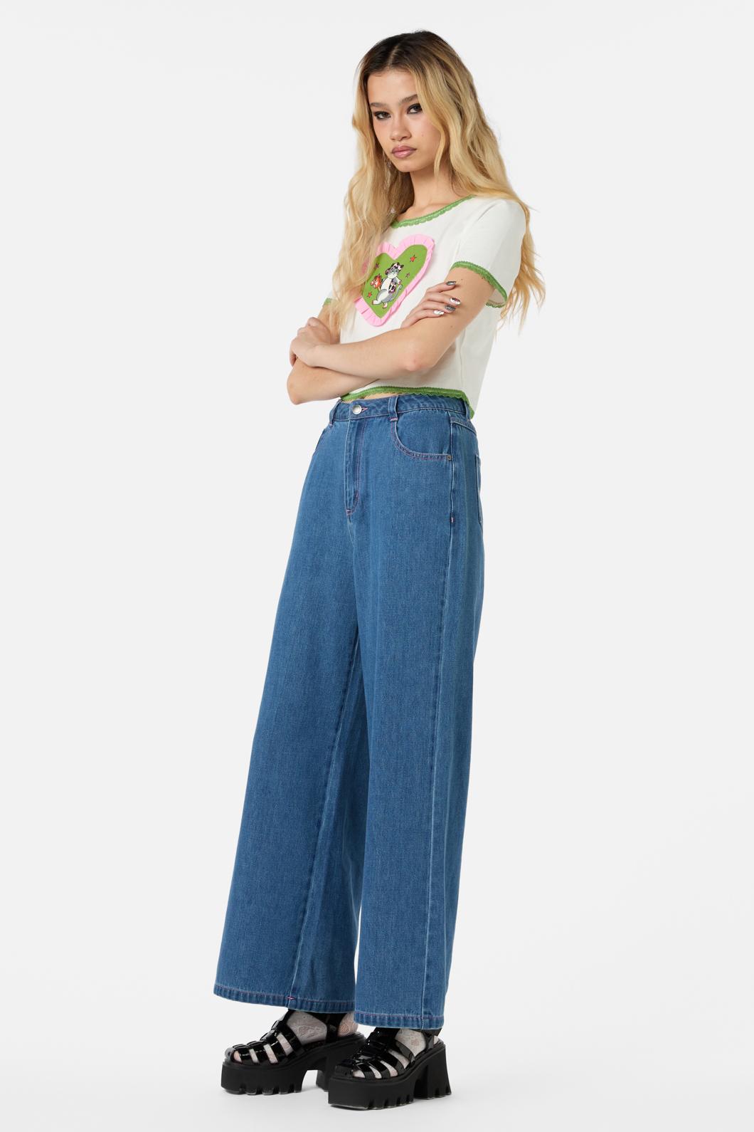 Dangerfield - Catwalk True Flare Jeans - blue