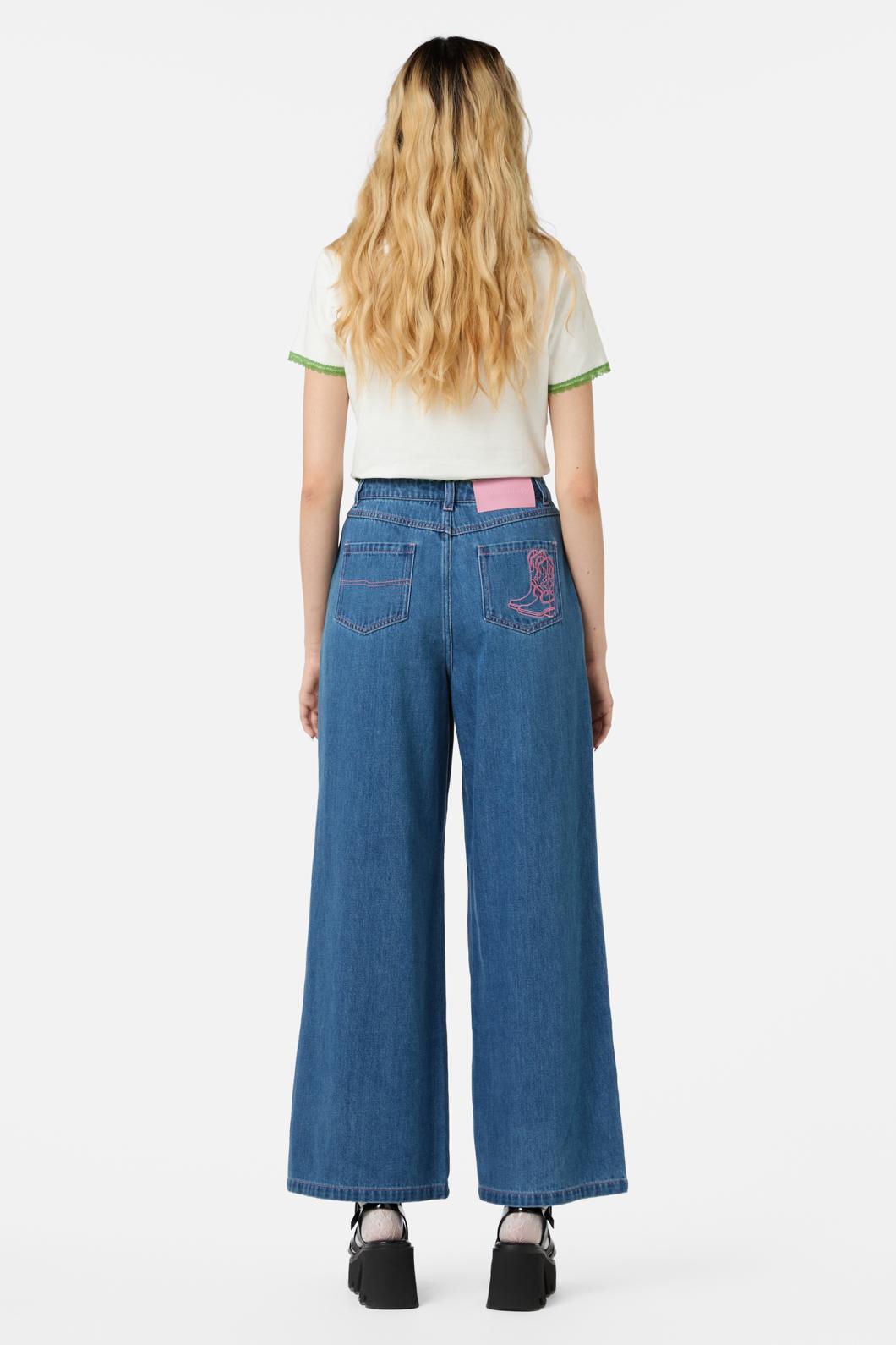 Dangerfield - Catwalk True Flare Jeans - blue