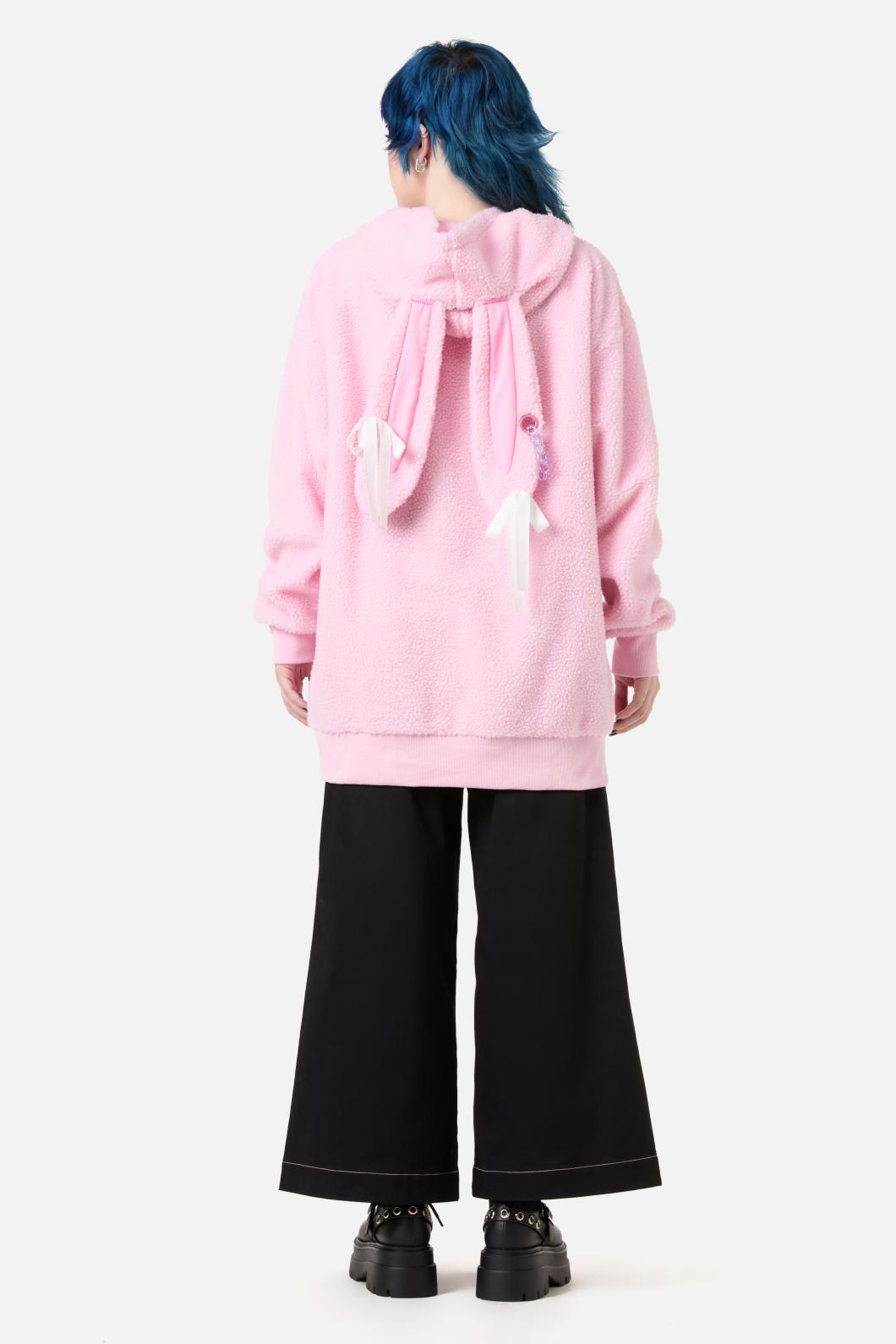Dangerfield - ASAP Bunny Hoodie - pink