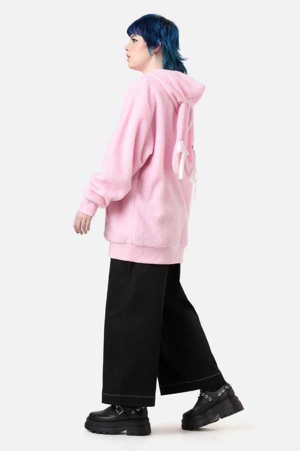 Dangerfield - ASAP Bunny Hoodie - pink