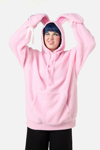 Dangerfield - ASAP Bunny Hoodie - pink