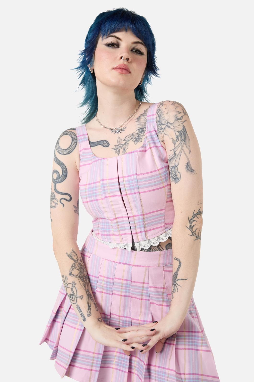 Dangerfield - ETA Tartan Corset - multi