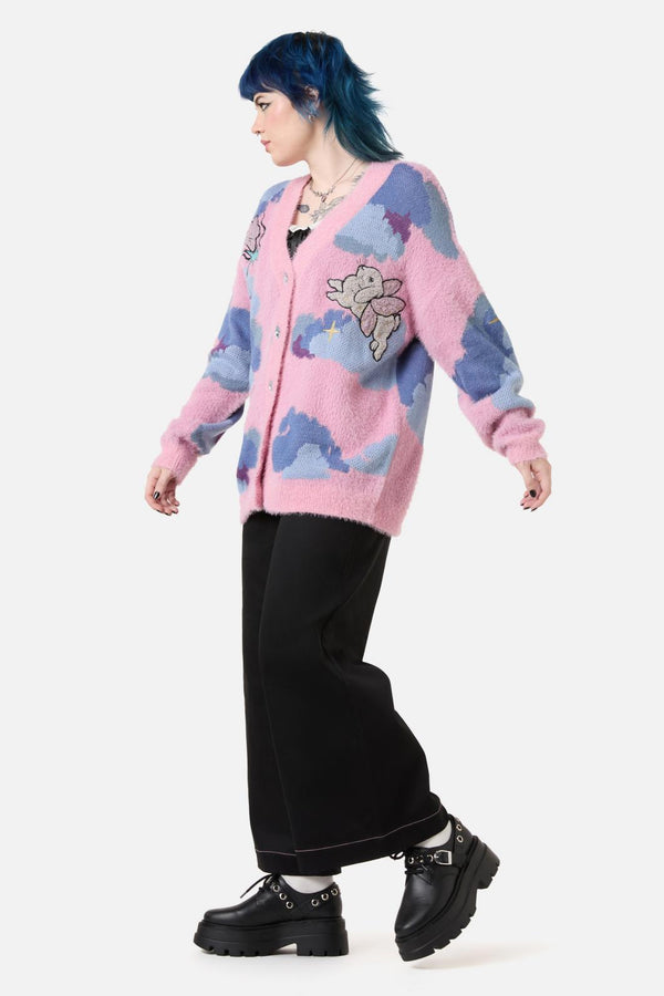 Dangerfield - ASAP Multi Texture Cardi - multi