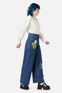 Dangerfield - Garden Hedge Patch Jean - indigo