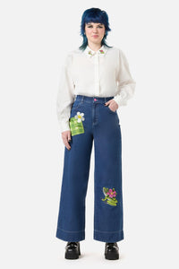 Dangerfield - Garden Hedge Patch Jean - indigo