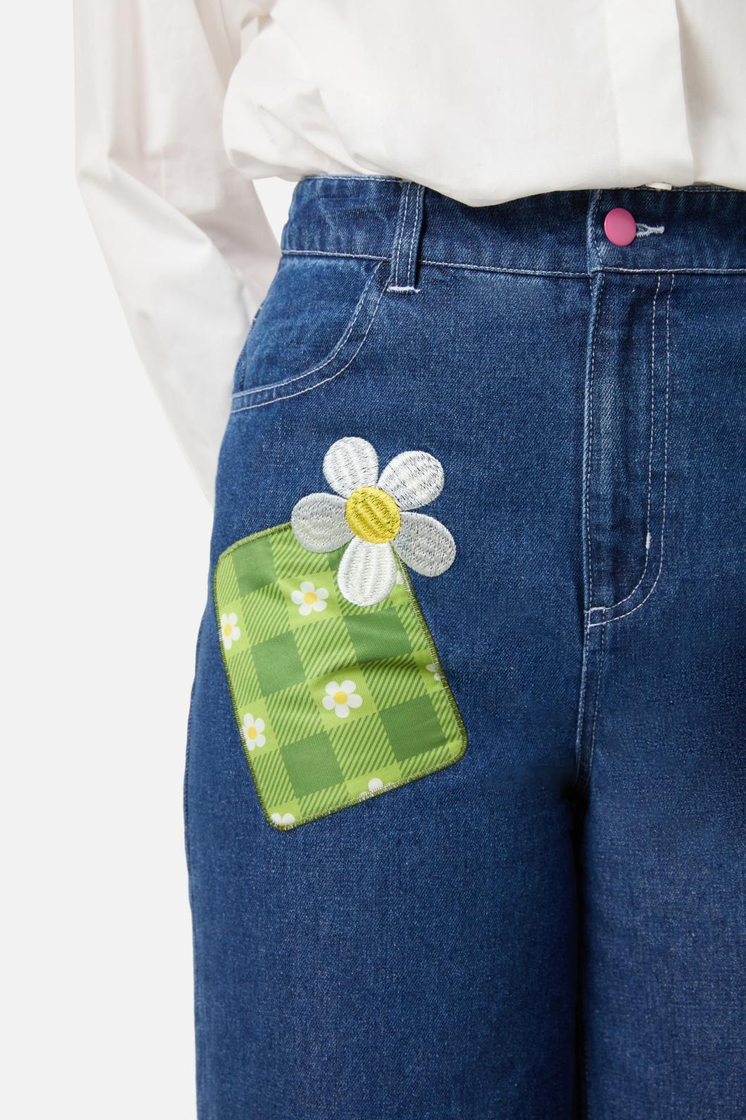 Dangerfield - Garden Hedge Patch Jean - indigo