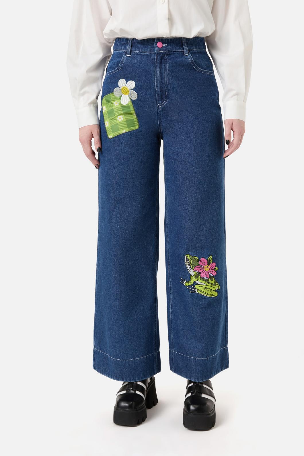Dangerfield - Garden Hedge Patch Jean - indigo