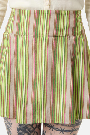 Dangerfield - Homily Stripe Cord Skirt - multi