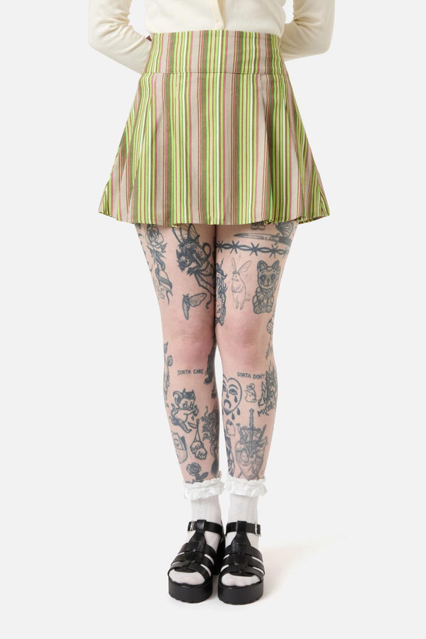 Dangerfield - Homily Stripe Cord Skirt - multi
