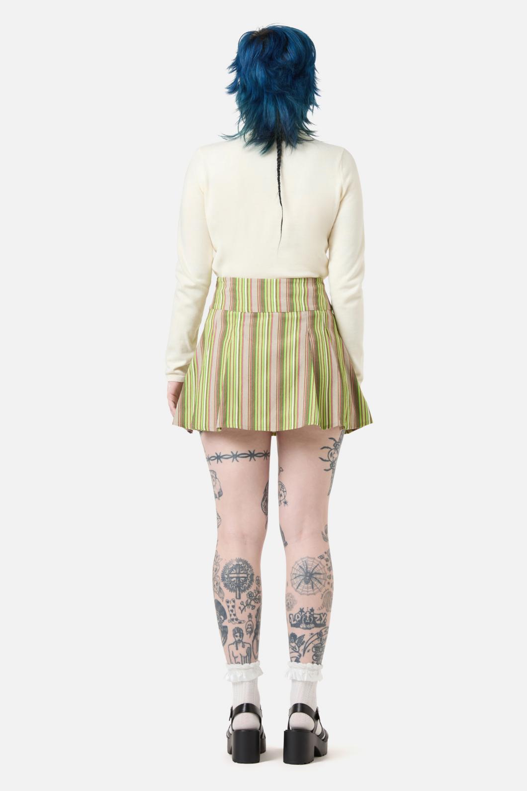 Dangerfield - Homily Stripe Cord Skirt - multi