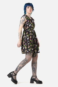 Dangerfield - Collectors Guild Print Dress - black