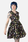 Dangerfield - Collectors Guild Print Dress - black