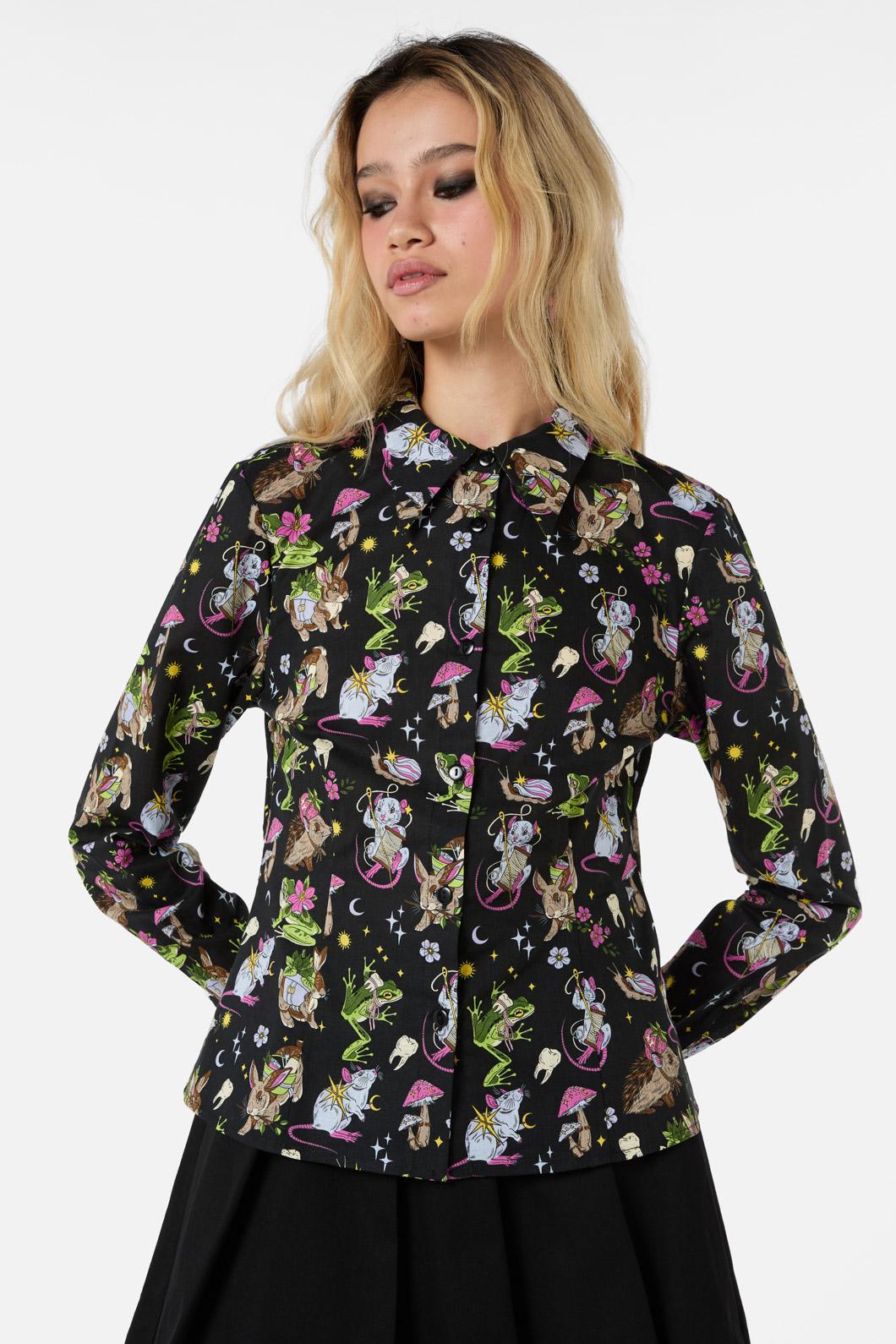 Dangerfield - Collectors Guild PrintLSBlouse - black