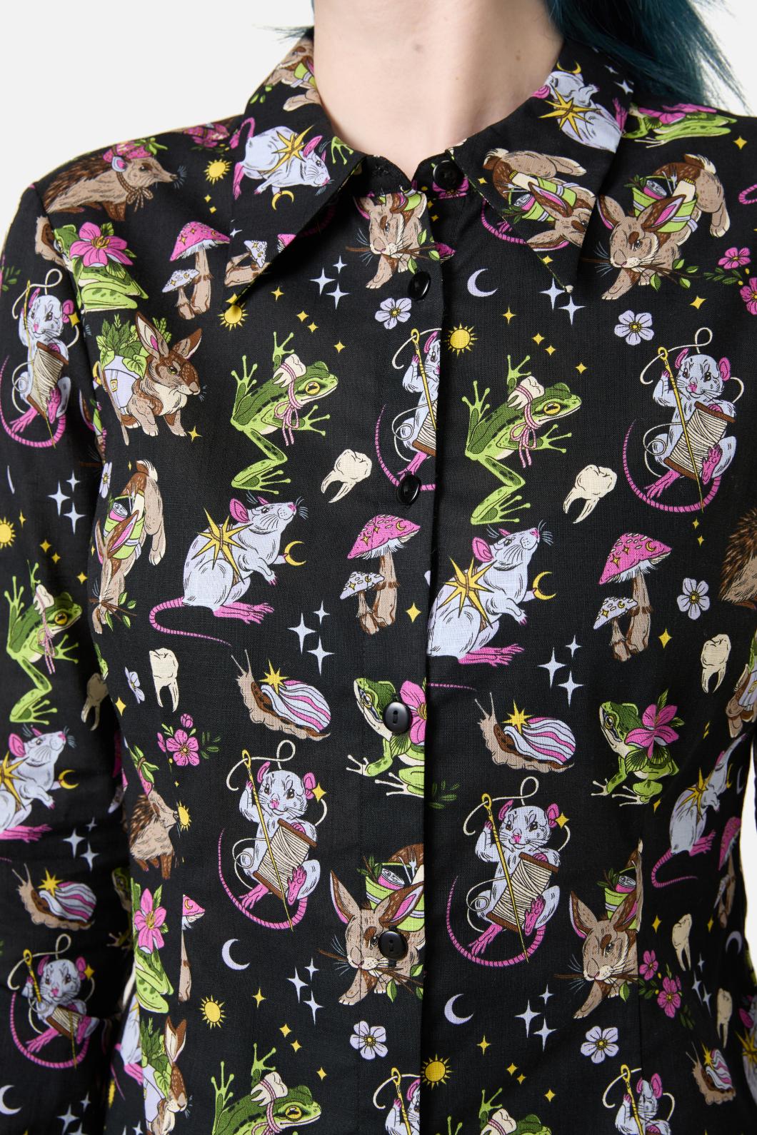 Dangerfield - Collectors Guild PrintLSBlouse - black