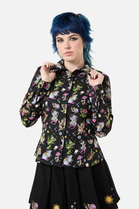 Dangerfield - Collectors Guild PrintLSBlouse - black