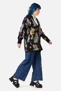 Dangerfield - Collectors Guide PrintCardigan - black