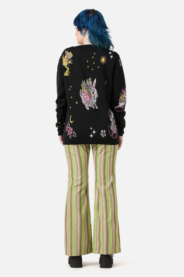 Dangerfield - Critters Placement Knit - black