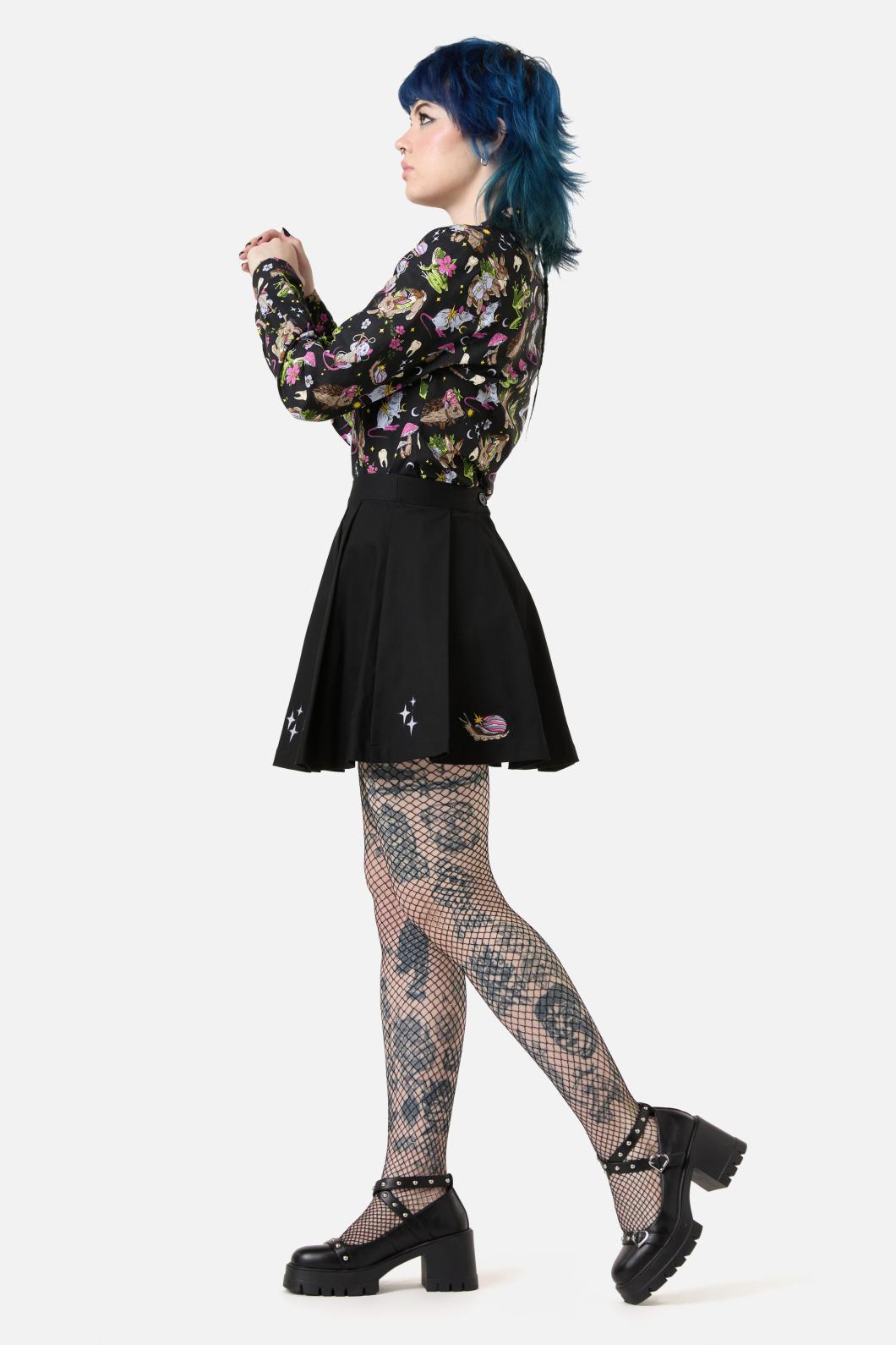 Dangerfield - Critters Emb Skirt - black