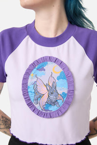 Dangerfield - Goodnight Bunny Baby Tee - lavender