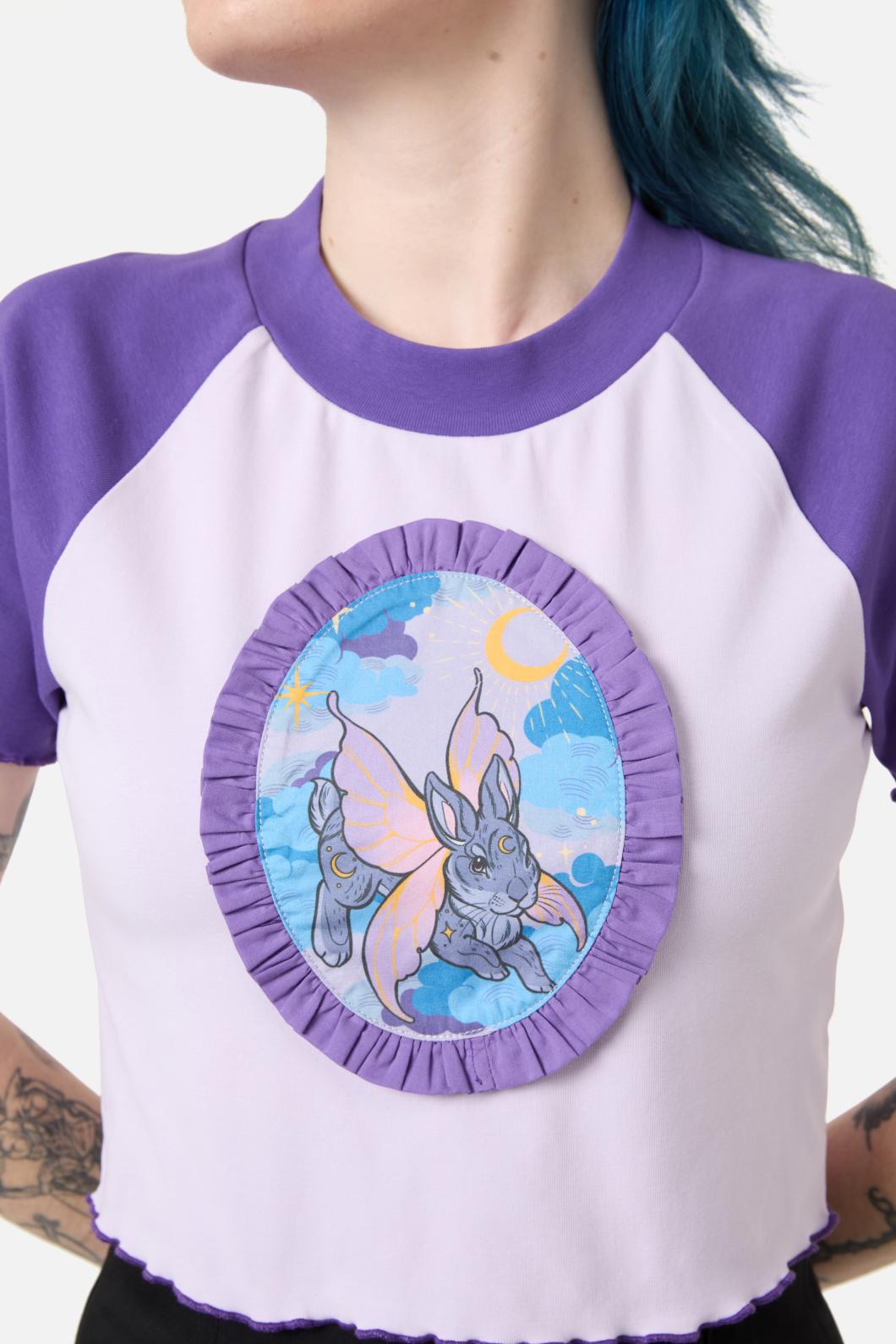Dangerfield - Goodnight Bunny Baby Tee - lavender