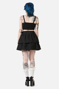 Dangerfield - Abundance Ruffle Corset - black