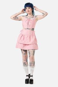 Dangerfield - Abundance Ruffle Corset - pink