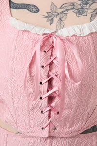 Dangerfield - Abundance Ruffle Corset - pink