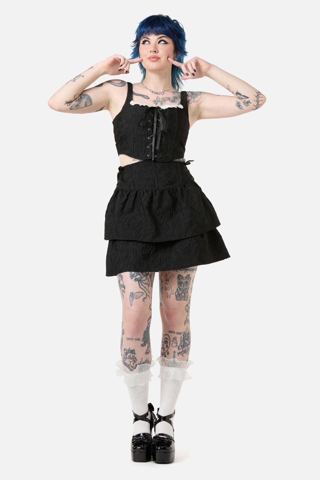 Dangerfield - Abundance Corset Skirt - black