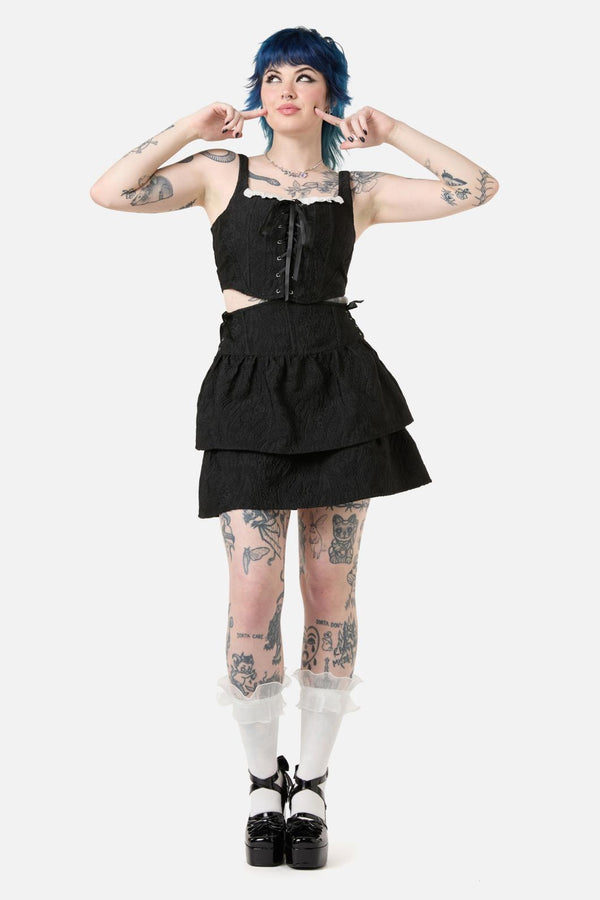 Dangerfield - Abundance Corset Skirt - black