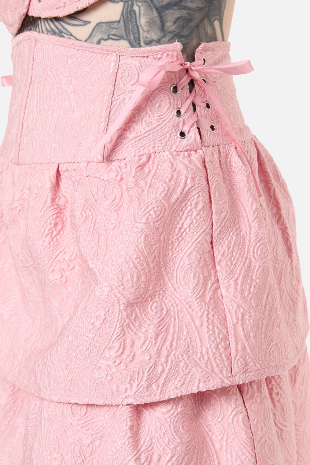 Dangerfield - Abundance Corset Skirt - pink