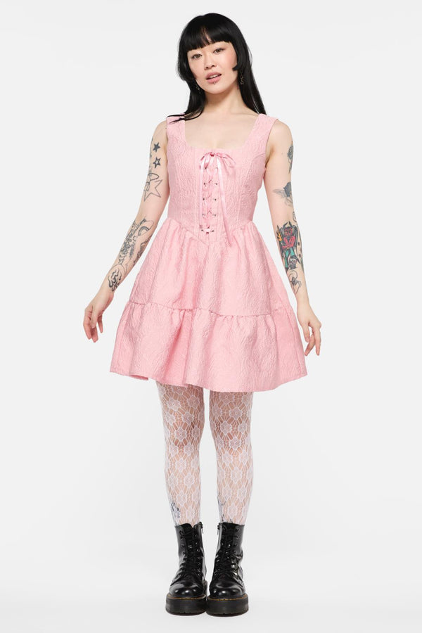Dangerfield - Abundance Corset Dress - pink