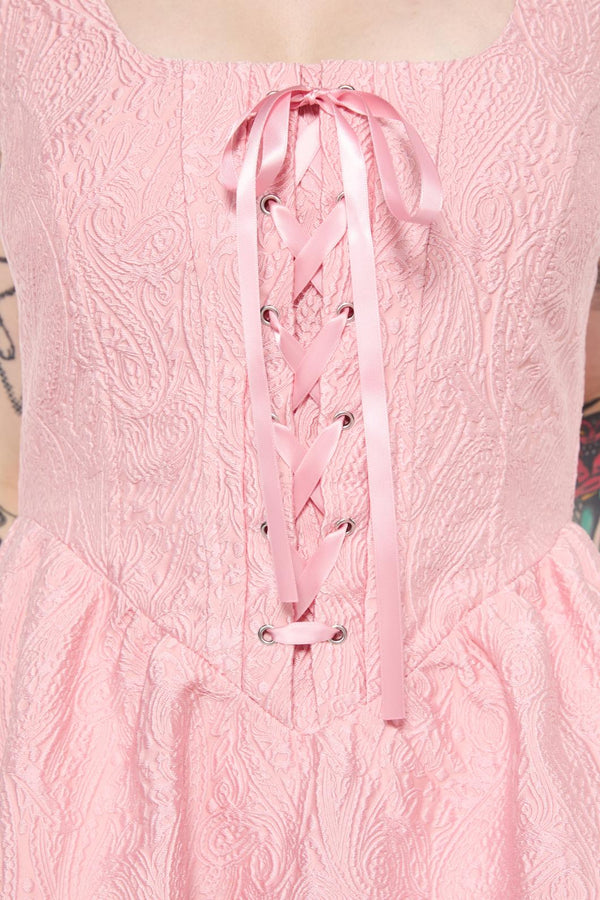 Dangerfield - Abundance Corset Dress - pink