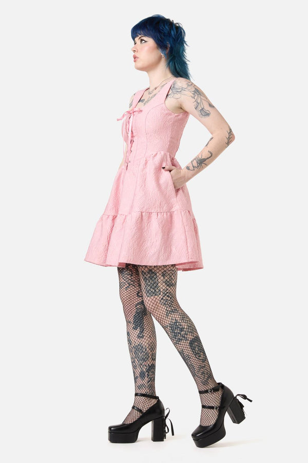 Dangerfield - Abundance Corset Dress - pink