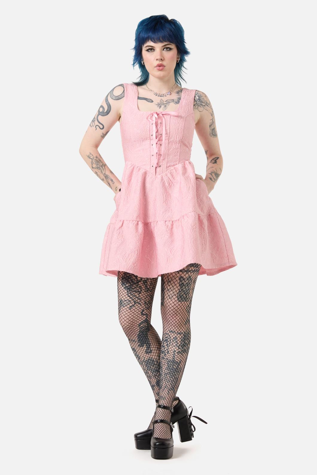 Dangerfield - Abundance Corset Dress - pink