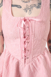Dangerfield - Abundance Corset Dress - pink