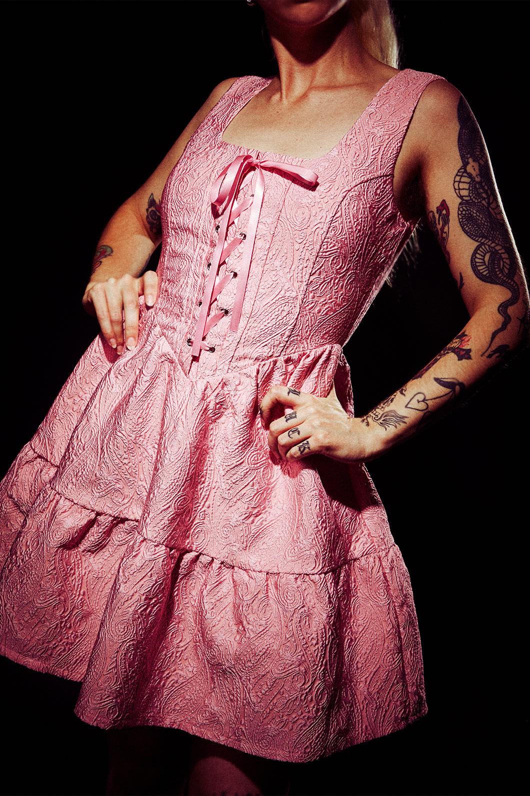 Dangerfield - Abundance Corset Dress - pink