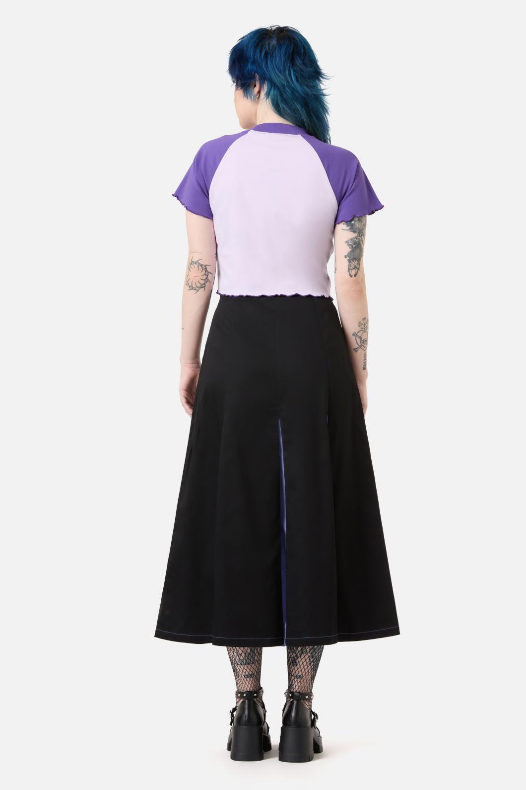 Dangerfield - Moon Time Pleated Skirt - black