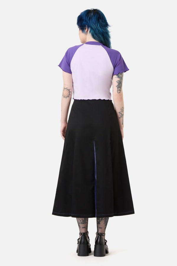 Dangerfield - Moon Time Pleated Skirt - black