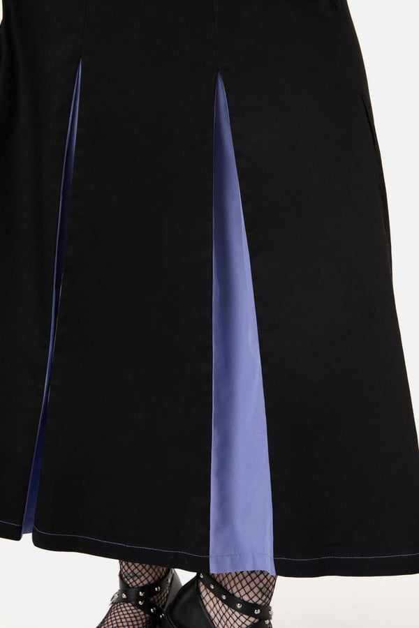 Dangerfield - Moon Time Pleated Skirt - black