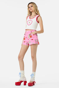 Dangerfield - Love Found Short - pink