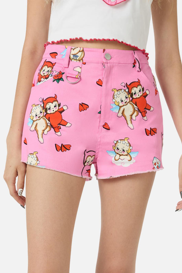 Dangerfield - Love Found Short - pink