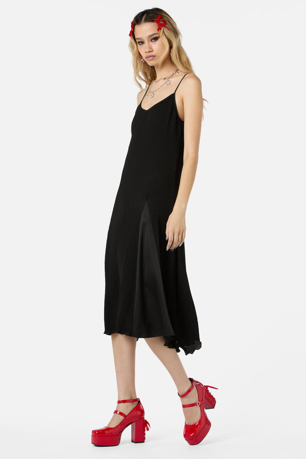 Dangerfield - Godet Organza Dress - black